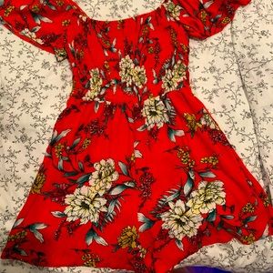 lily rose off the shoulder shorts romper